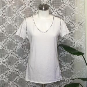Calvin Klein Performance Women’s White Top Size L